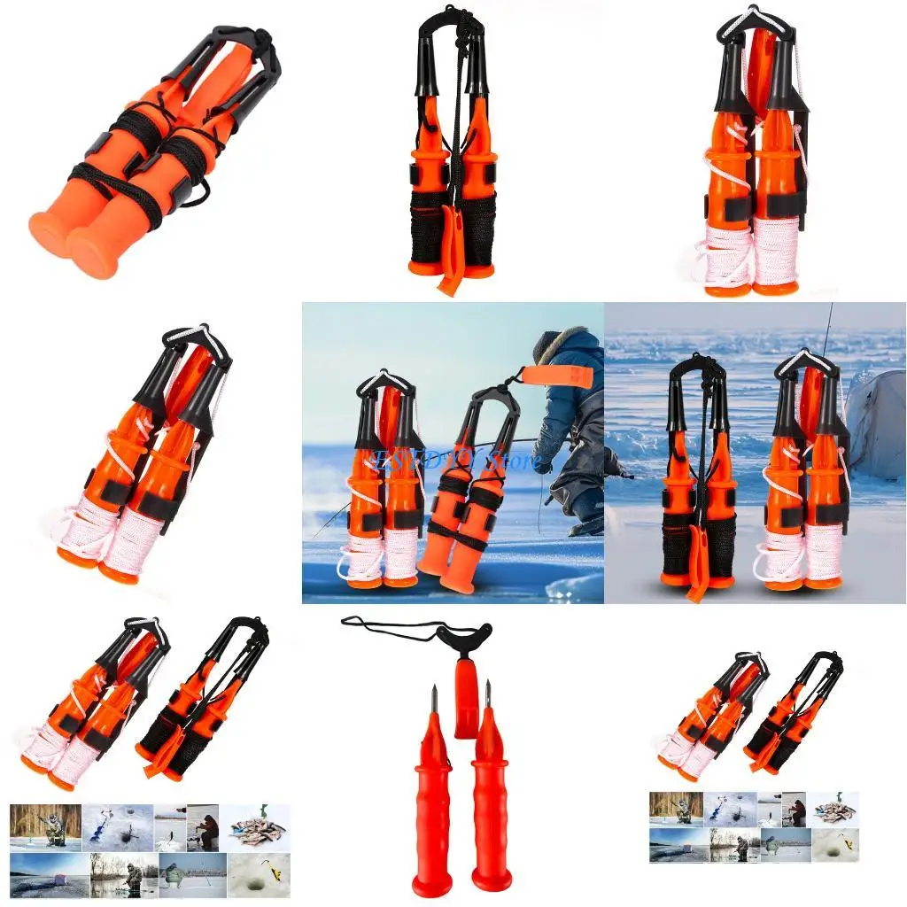 

G6DE Durability Ice Breaker With Lifesaving Whistles For Anglers And Adventurers