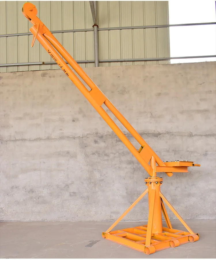 Outdoor or indoor portable 360 degree electric mini small jib crane