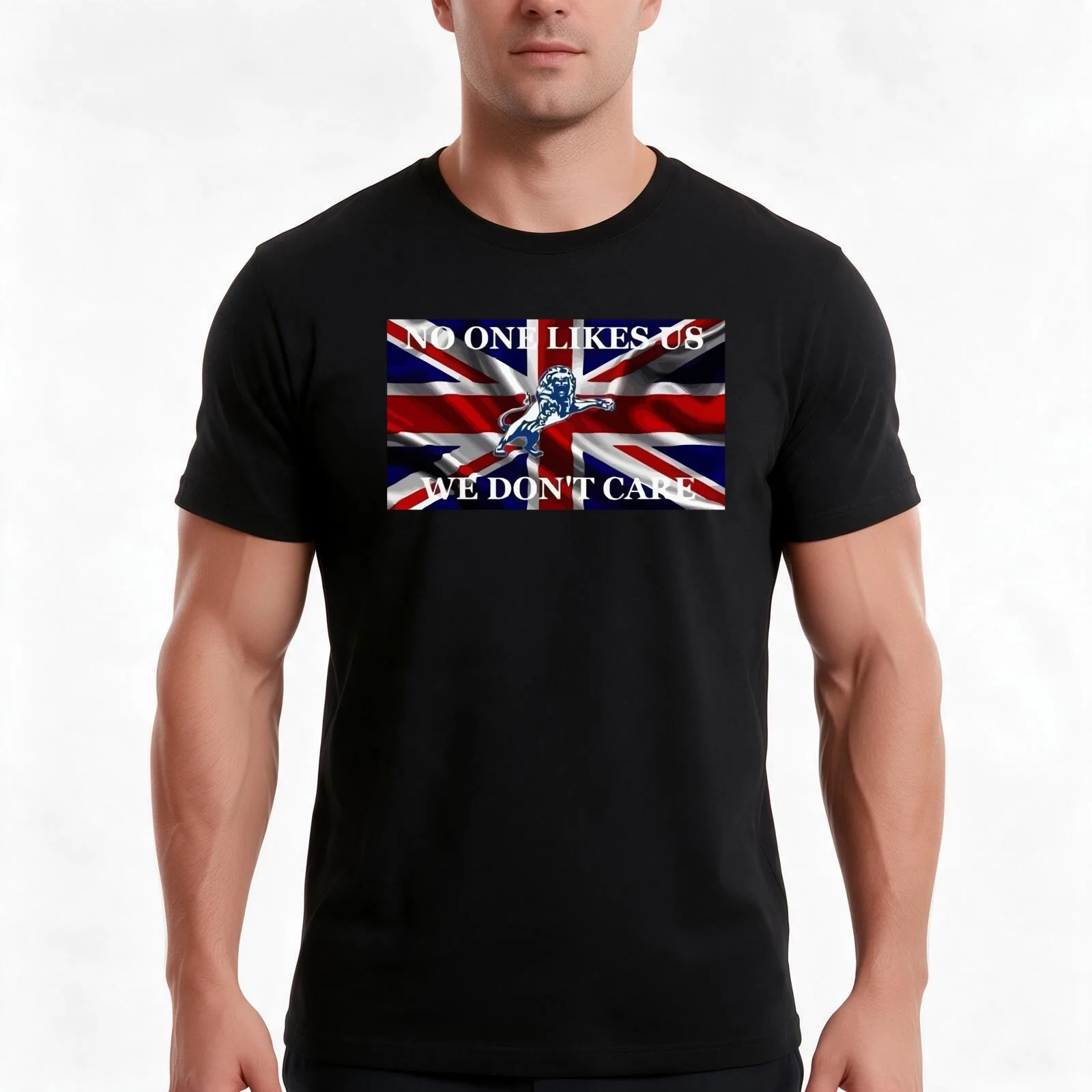 Millwall No One Likes Us T-Shirt, Summer Casual Cotton Tee, Oversized Streetwear Tops, Vintage Graphic Print, Unisex Men Women