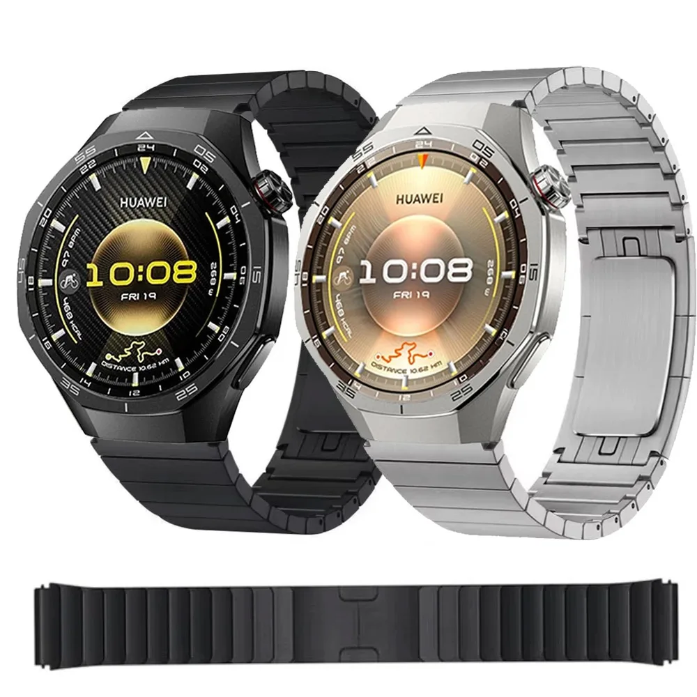 22mm Quick-release Titanium Strap For Huawei Watch GT6 Pro/GT6-5-4-3 46mm Metal Wriatband For Garmin Forerunner 970 570 47mm 965