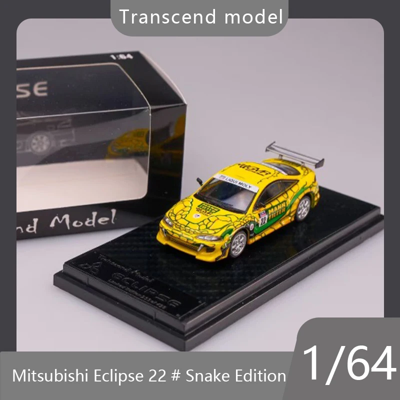 

Модель Transcend 1/64 Mitsubishi Eclipse 22 # Модель автомобиля-змеи из литого под давлением сплава, настольное украшение, коллекционная игрушка для мальчиков