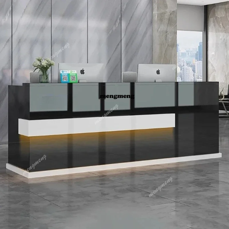 

Профессиональные ресепшн-стойки для салонов красоты: современный роскошный дизайн, простота и функциональность, коммерческая мебель с местом для хранения