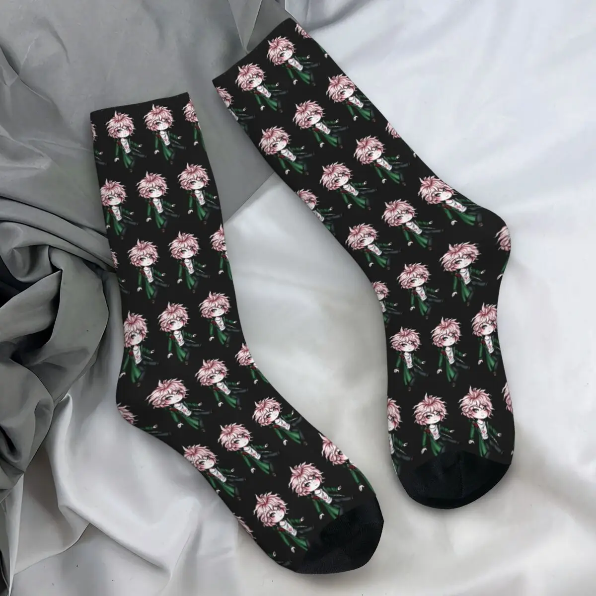 Nagito Komaeda Voice Socks Winter Danganronpa Makoto Stockings Casual Men Soft Socks Design Outdoor Anti Sweat Socks