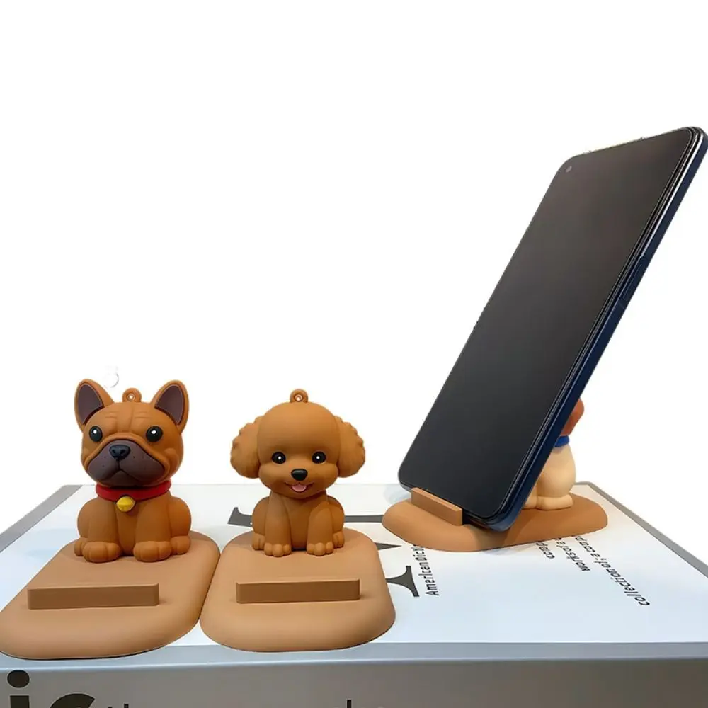 

Stylish Cute Puppy Cartoon Phone Holder Stable Portable Phone Support Kickstand Creative Desk Decor Support Bracket Gifts