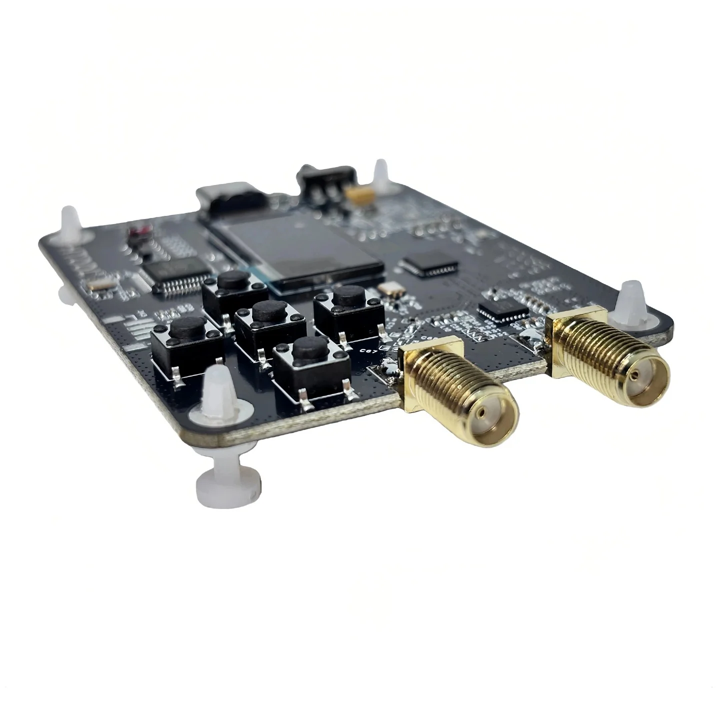 HT008B MAX2871 50-6400 ميجا هرتز مولد إشارة مصدر إشارة 1 كيلو هرتز القرار مرحلة منخفضة الضوضاء USB التحكم تردد وضع نقطة الاجتياح