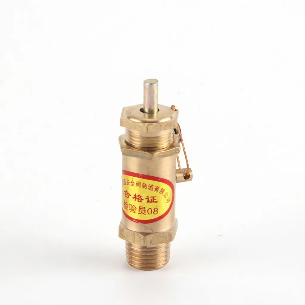 Brass Safety Release Valve Air Compressor Spring Loaded Pressure Switch Exhaust Fitting For Gas Tank Maintenance