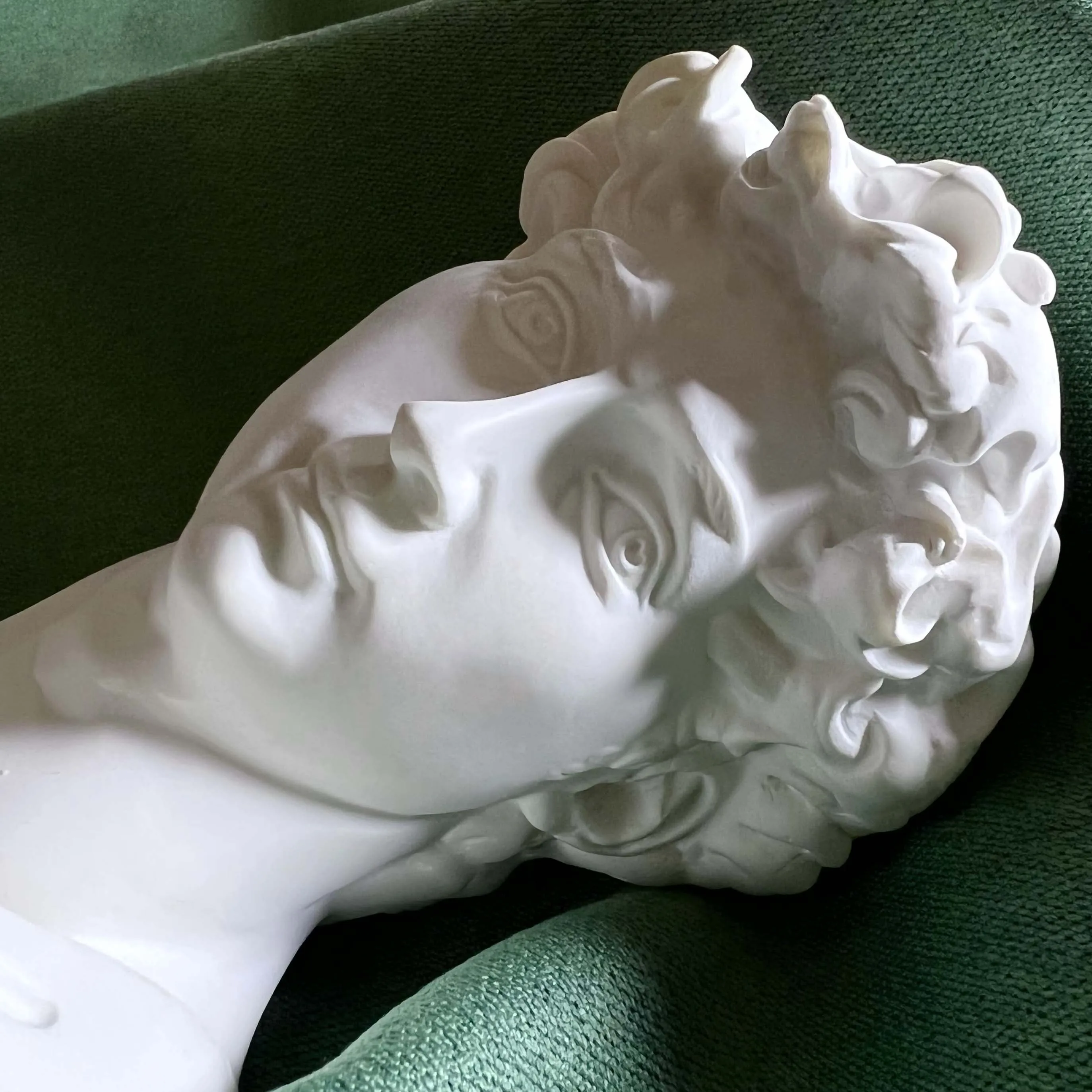 David Head Bust Michelangelo Robonarroti Resin Craft Office Hotel Living Room Home Decor Ornaments 【S3-01】