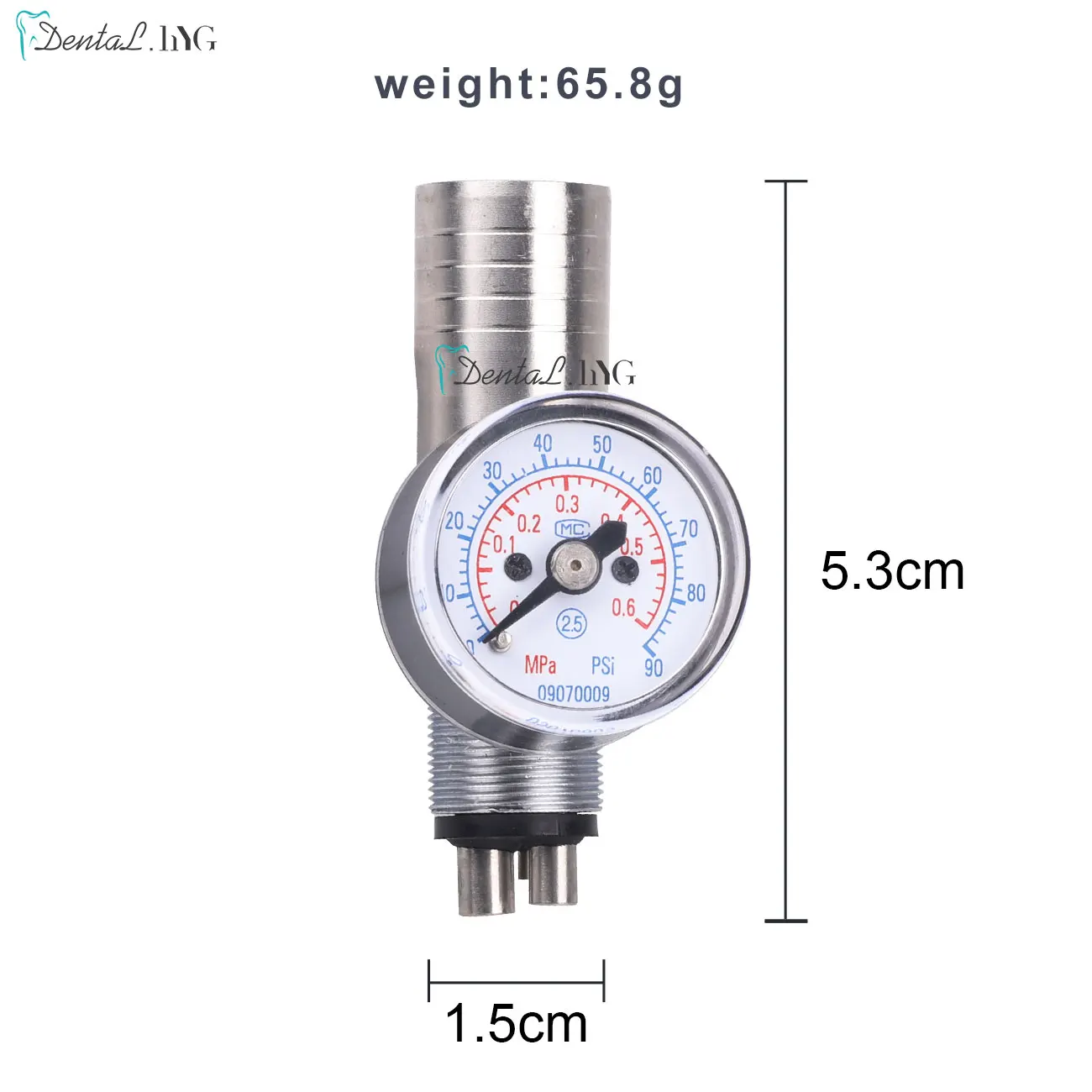 Dental Handpiece Air Pressure Test Gauge High/Low Speed Turbine Manometer Dentist Chair Unit Spare Part Dentistry Accessories