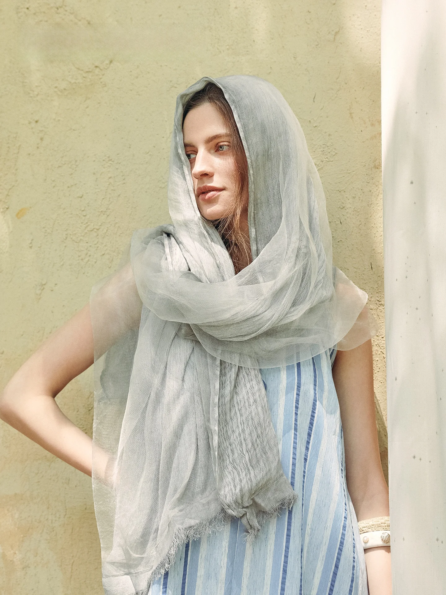 mismemo-double-layer-silk-scarf-women-summer-casual-vacation-sunscreen-shawl-fashionable-decorative-lightweight-pure-color
