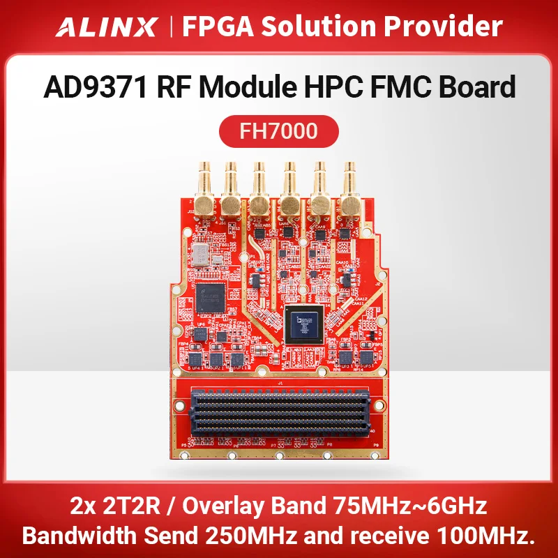 

Alinx 16bit / 14bit ADC AD9371 Communication RF HPC FMC Board FH7000