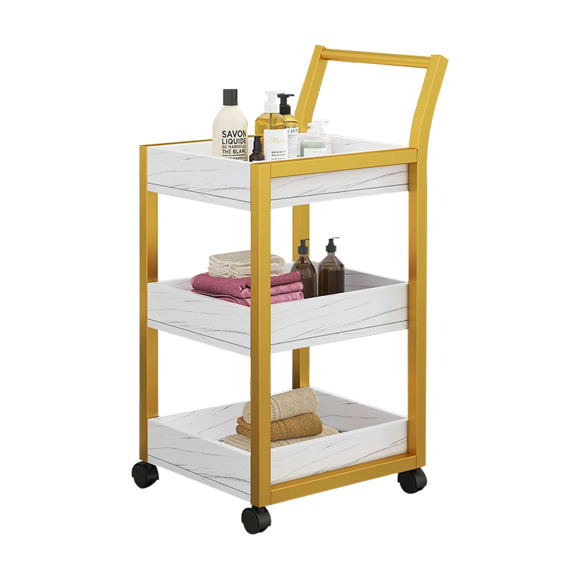 

Beauty salon dedicated small cart, multifunctional and movable tool cart, storage rack, beauty instrument, nail storage cart