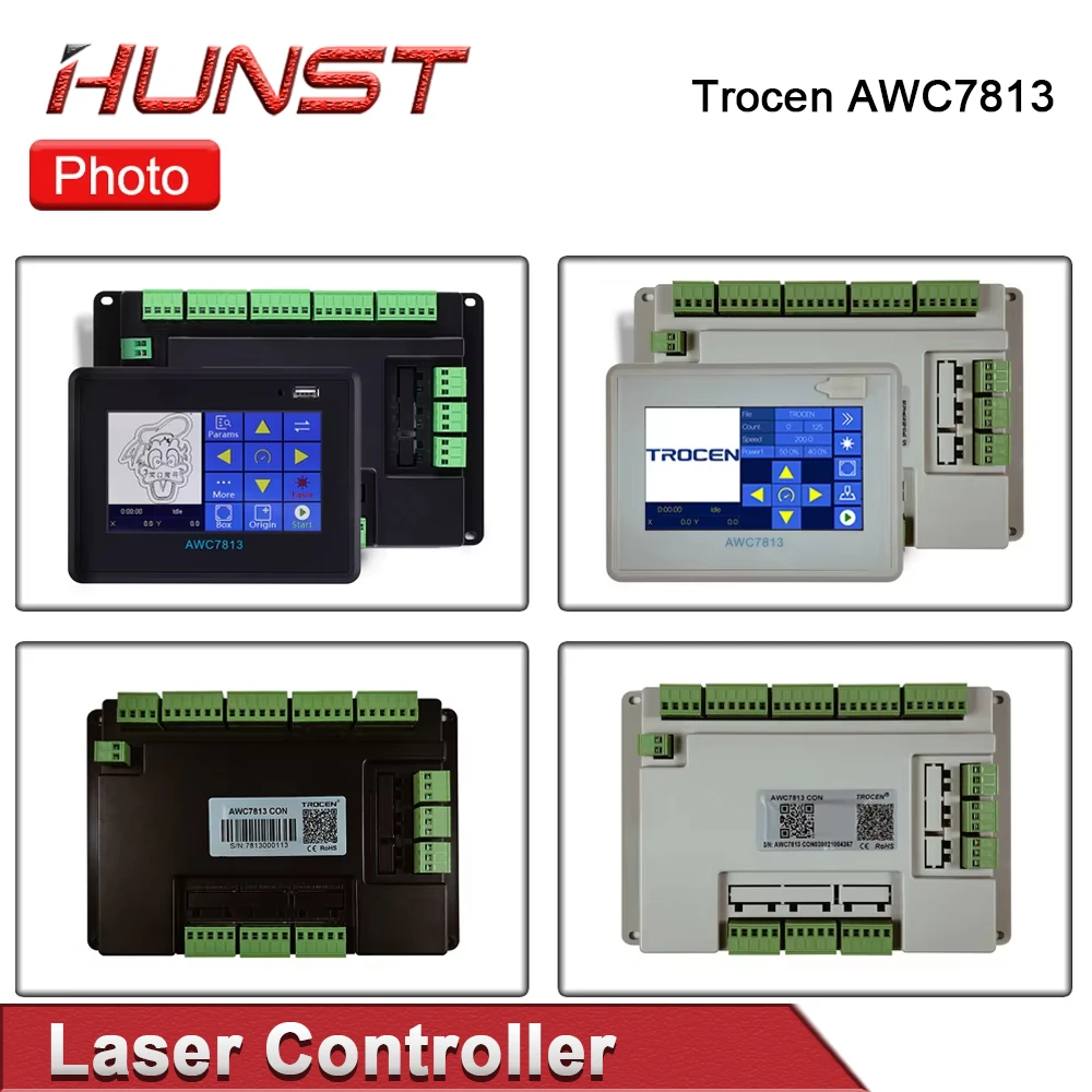 HUNST Trocen AWC7813 Co2 Laser Controller DSP Control System DIY Laser Control Replace AWC608 AWC708 6442G 6445G