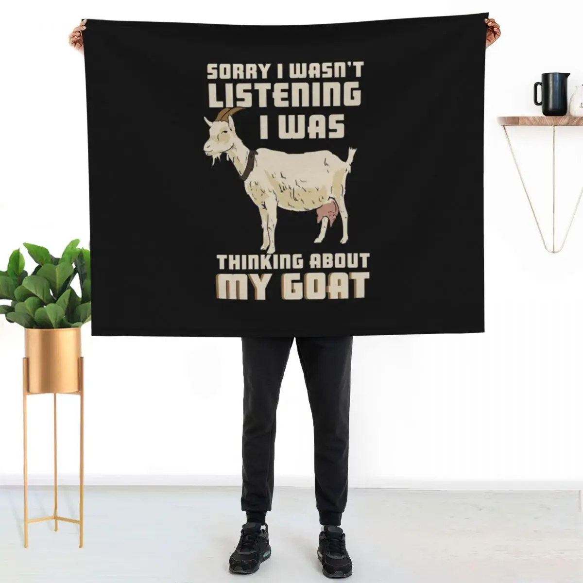 Goat Lover Throw Blanket Summer anime Heavy warm winter Sofas Loose Blankets