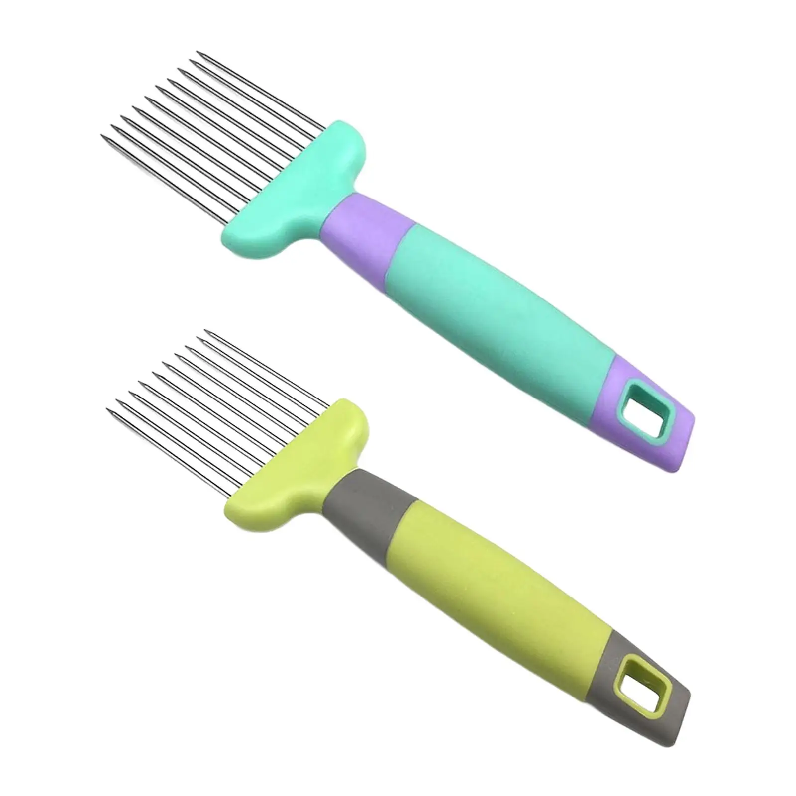 

Onion Needle Meat Tenderizer Chopper Fruit Vegetable Slicer Compact Grater Cutting Tool for Avocados Potato Lemon Carrots Tomato