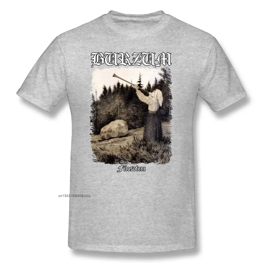 Burzum Tshirts Filosofem Cover Graphic T Shirt Men Casual T-Shirts Plus Size Cute Cotton Tee Shirt With Short Sleeves