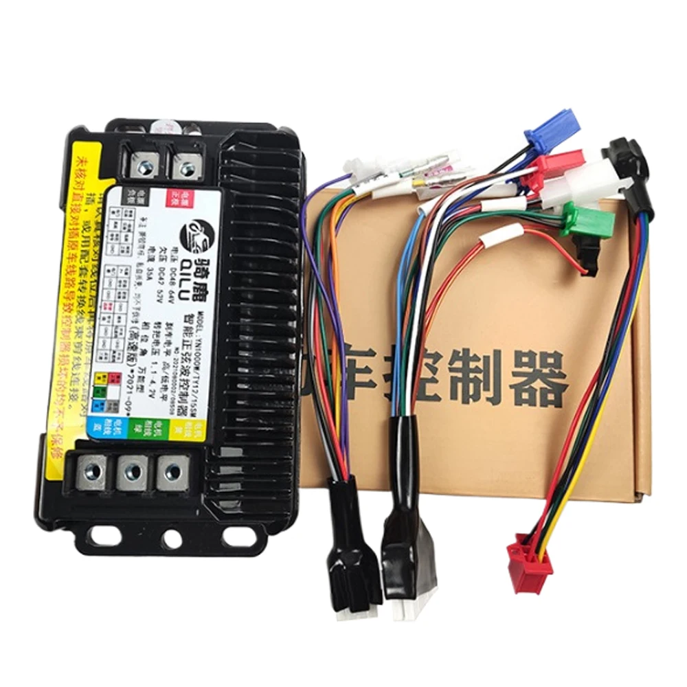 Imagem -03 - Controlador de Motor sem Escova 48v 60v 72v 8001200w 800-1500w Controlador de Motor de Veículo Elétrico de Onda Senoidal Acionamento de Motor de Bicicleta Elétrica