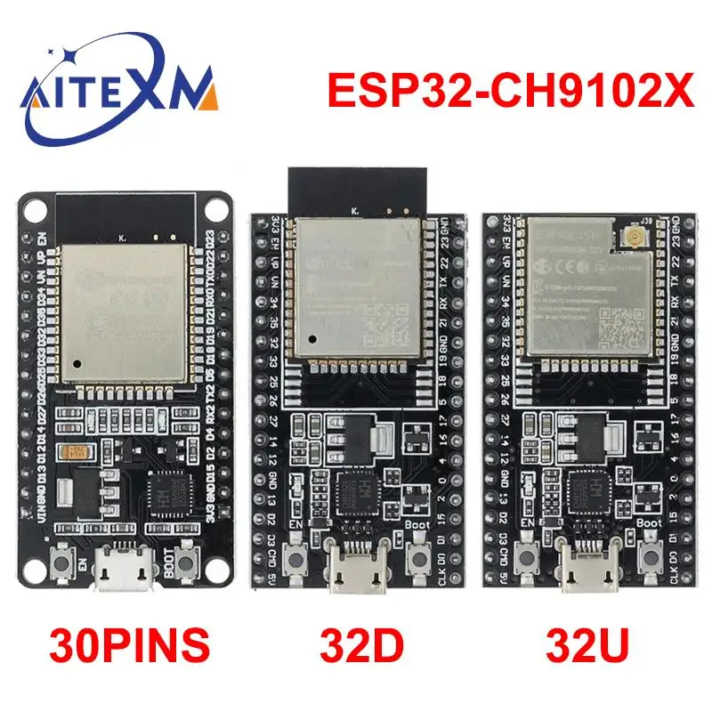 

Новая макетная плата ESP32 CH9102X WiFi + Bluetooth сверхнизкое энергопотребление двухъядерный WIFI макетная плата комплекты Eletronicos