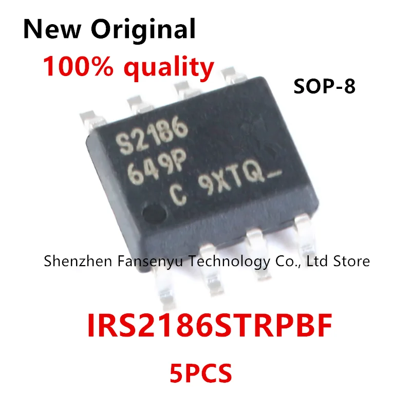 

5PCS IRS2186S IRS2186STRPBF IR2186S S2186 SOP-8 New original ic chip In stock