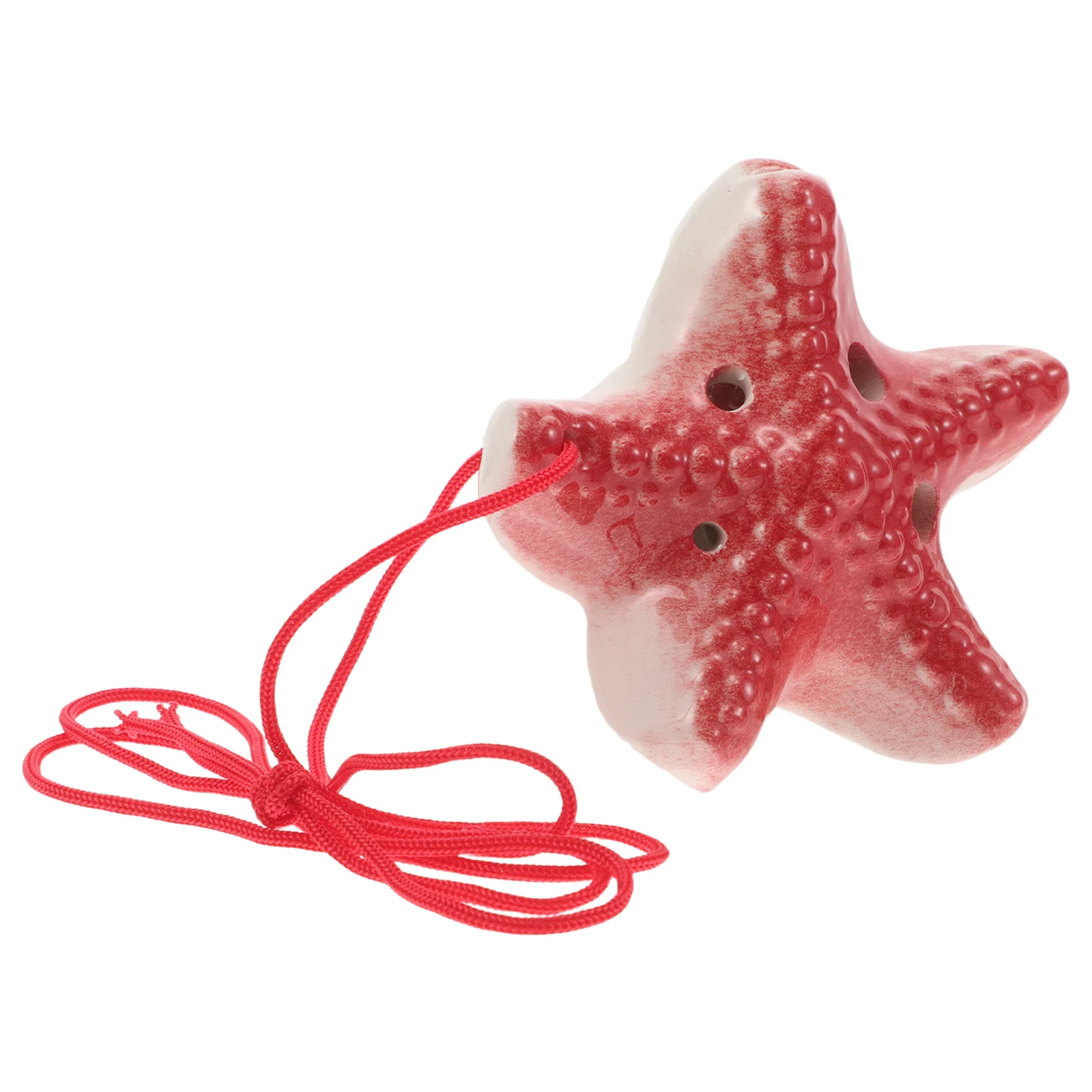 

Six Hole Ceramic Ocarina C Key Star Shape Beginner Music Instrument Wind Flute Beach Party Favor Ceramic Ocarina