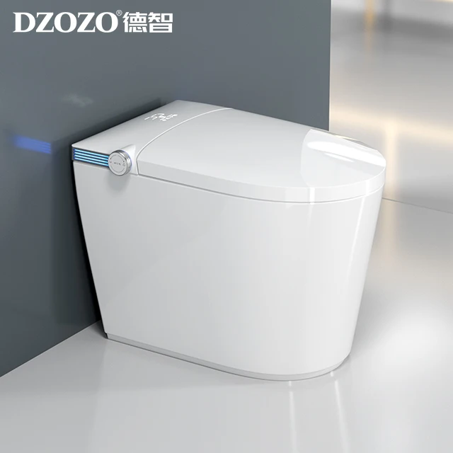 Health Life Smart Ceramic Toilet Bidet with Remote Control S-Trap Drainage Automatic Self-Clean High Quality Bathroom Toilet Set