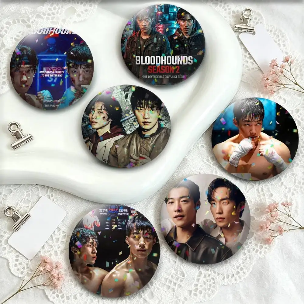 HOT Drama B-Bloodhounds  25mm 32mm 44mm 58mm 75mm Brooches Badges Pins for Accessories Gift