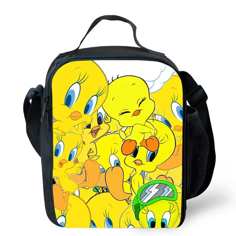 

Lunch bags for Child,Cartoon Twe-etyBird School Picnic Bags for Girls Boys,Large Kids Insulation Cooler Bags for Aged 4-10 years