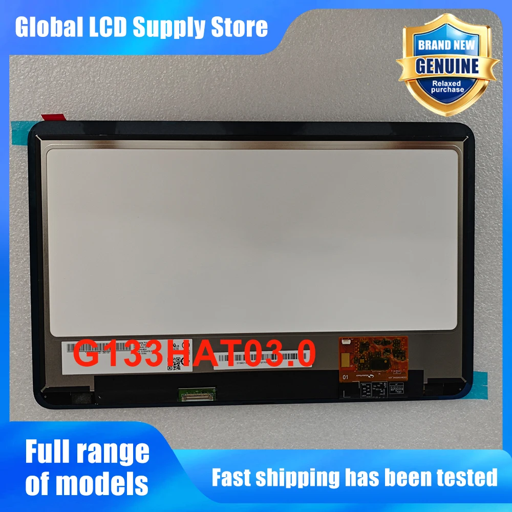 G133HAT03.0 13.3 Inch LCD Display Screen Panel Original for New Fully Tested