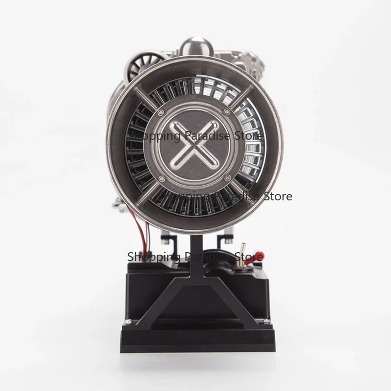 DM136 DIY Metal Turboshaft Engine Model Assembly Kit 470+ Parts Turbofan Engine Model Toy for Learning And Education