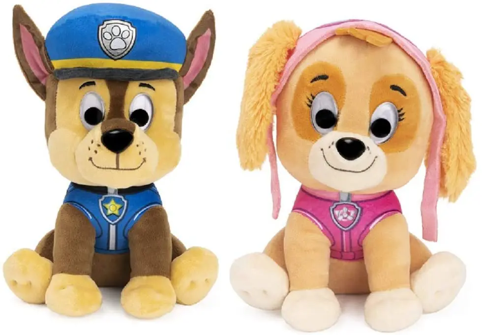 Original Paw Patrol Gund Plush Stuffed Animal Chase Skye Marshall 9 inch 22.9cm Chase Skye Rubble Children Birthday Gift Doll