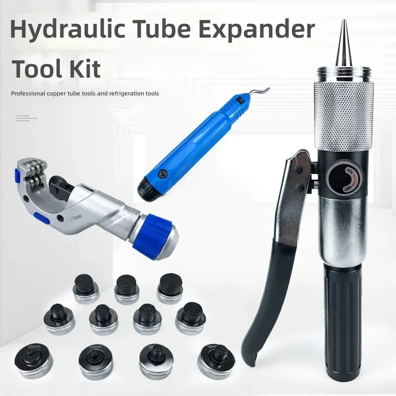 Copper Tube Expander CT-300-L 10-42mm Cup Type Tube Expansion Tool with CT-650 for Cold Storage Maintenance Large Diameter