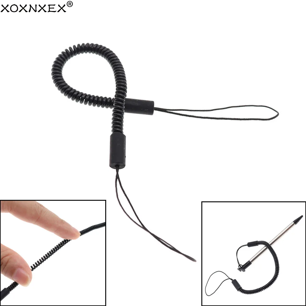 태블릿 스타일러스 로프 분실 방지 스타일러스 접이식 줄 스프링 코일 테더 로프 걸이줄 스프링 코일 테더 랜야드