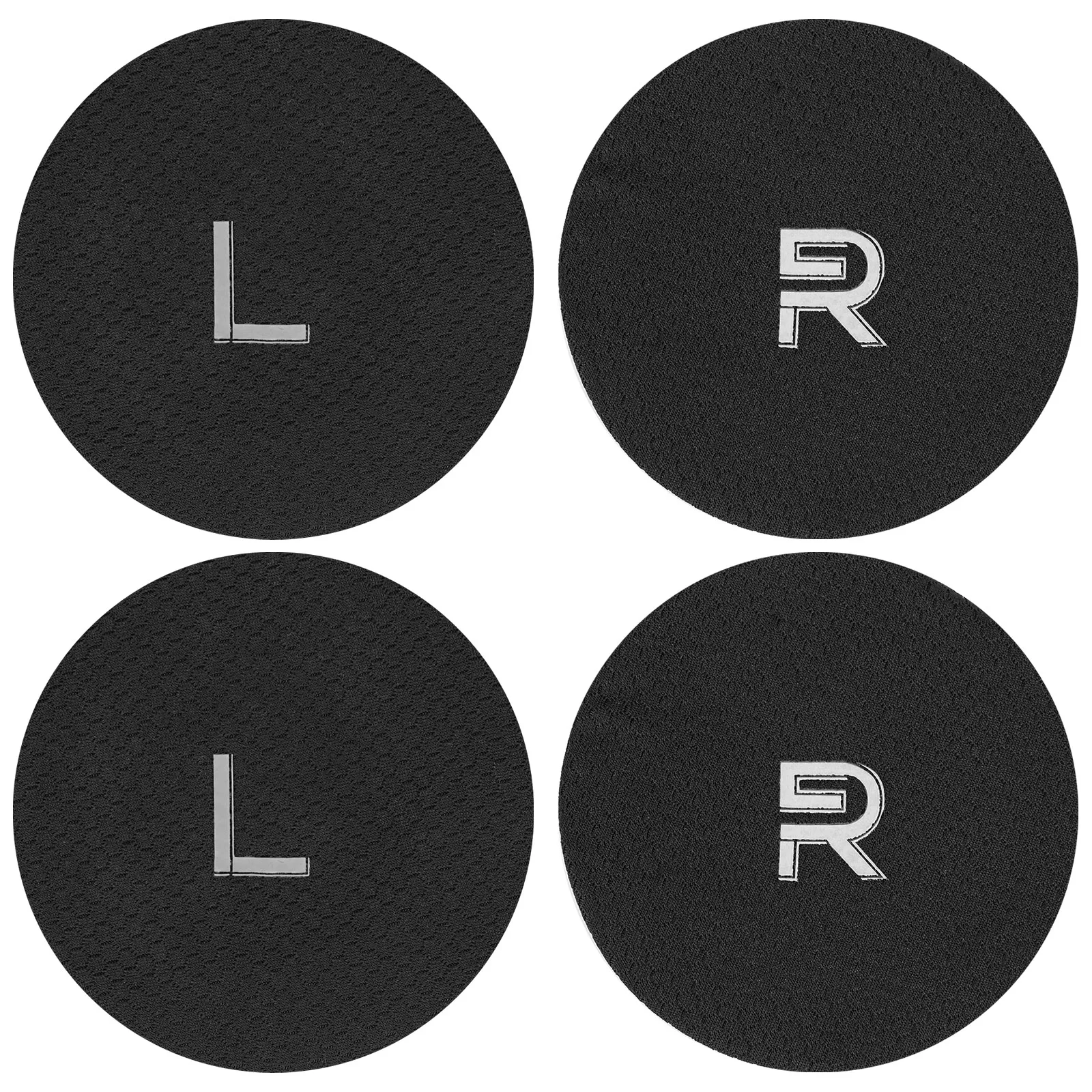 Geekria-Flex Fabric Headphones Ear Covers, lavável e elástico, protetores sanitários para fones de ouvido Over-Ear, 2 pares