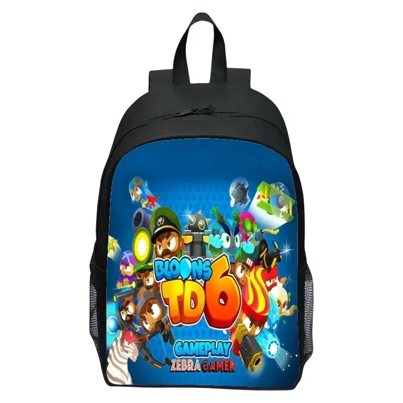 Custom Bag 16 Inch Children's Backpack Balloon Tower Anti Bloons TD6 Backpack For Primary And Secondary School Student Boy And G