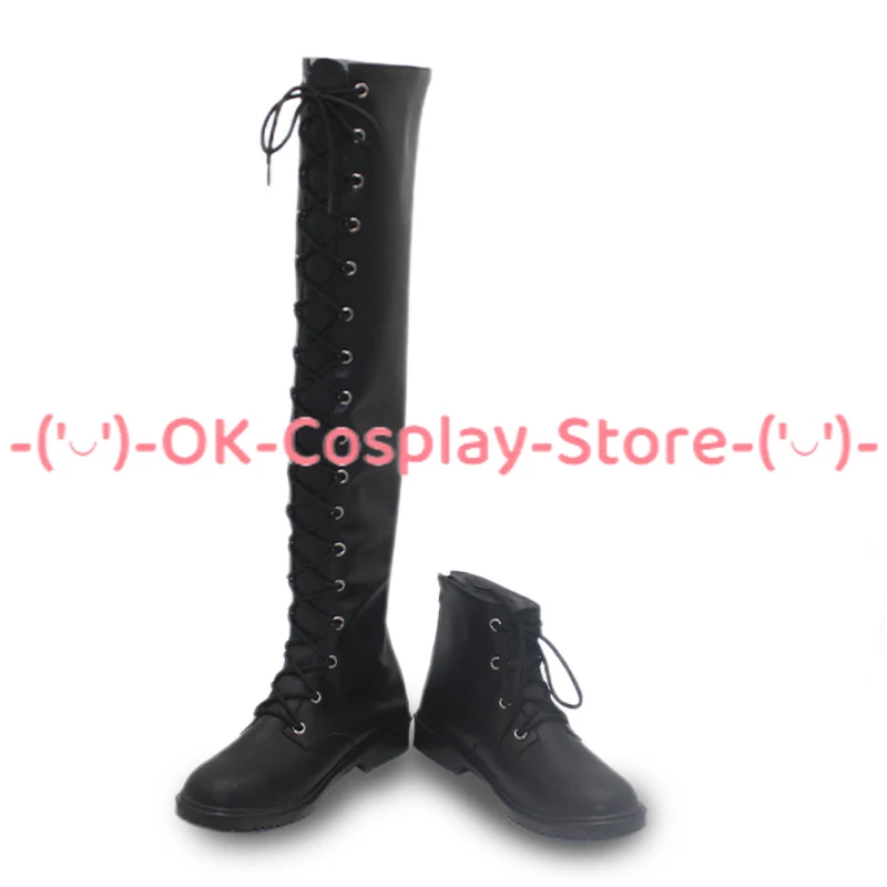 [맞춤형] 소녀 밴드 크라이 카와하라 모모카 코스프레 신발 애니메이션 게임 롤플레잉 의상 할로윈 카니발 파티 PU 가죽 부츠