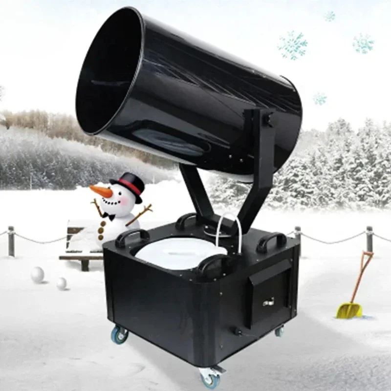 SP 90 Degree Moving-head 3000W DMX Wheeled Large Snow Jet Machine Foaming Machine Snow Making Machine