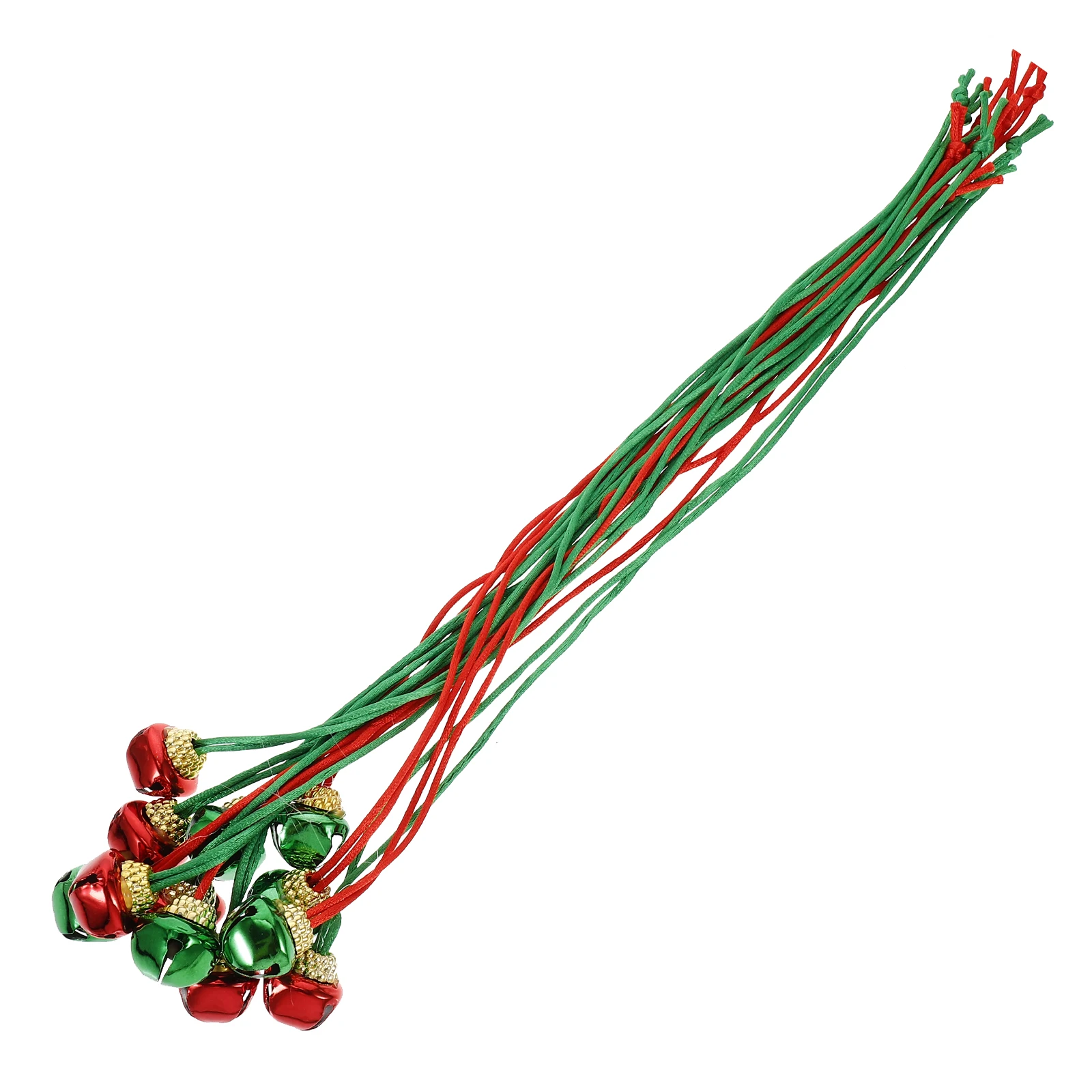 

12pcs Xmas Necklace Christmas Pendant For Kids Christmas Tree Decoration Party Bell Lanyard Creative Pendant For Adults Unique