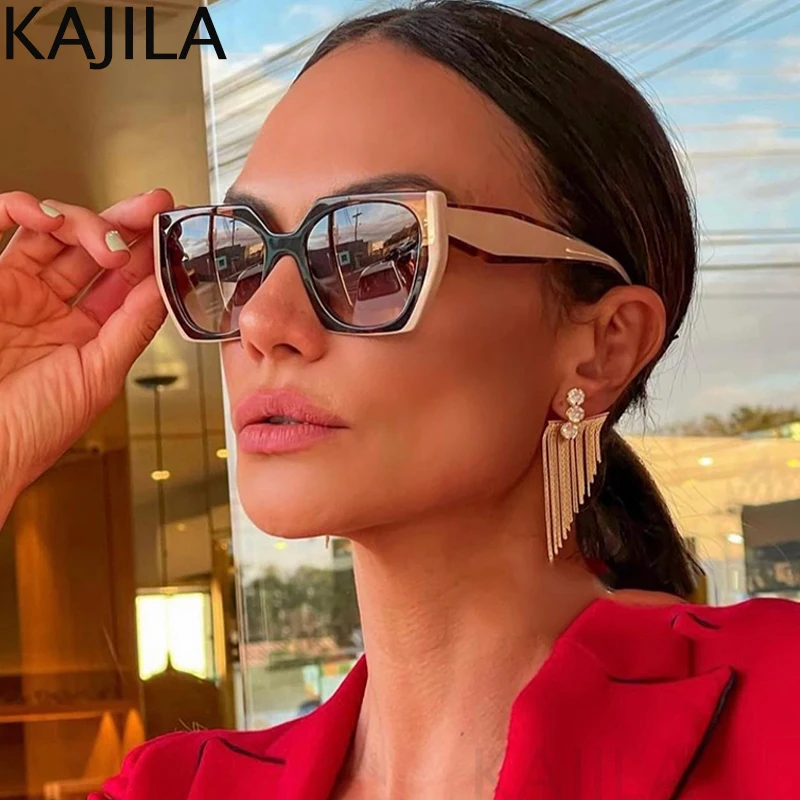 Fashion Cat Eye Sunglasses Women 2024 Luxury Brand Design Vintage Square Punk Sun Glasses For Ladies Shades Retro Eyewear UV400