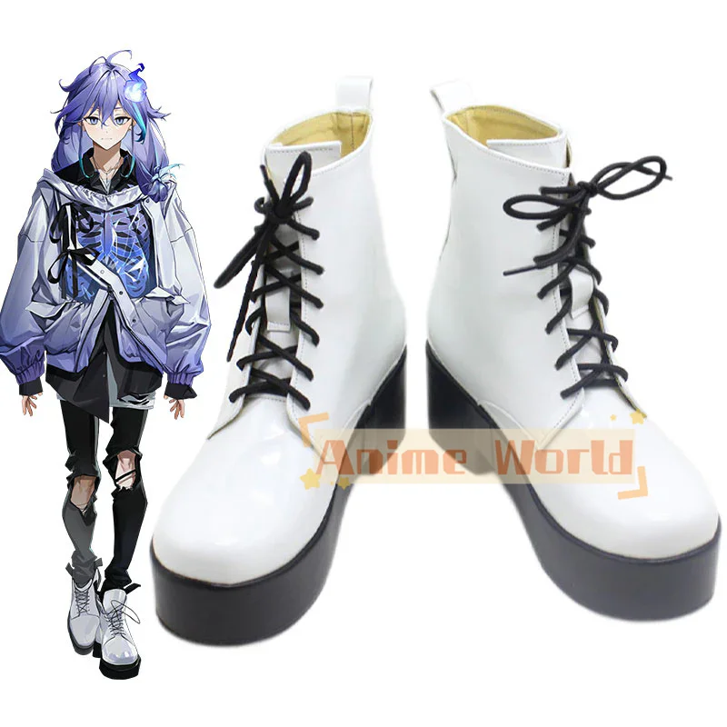 Virtual YouTuber Minase Rio Cosplay Shoes Halloween Carnival Boots Custom Made