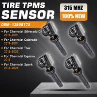 TPMS para Chevy Silverado DRW Chevy Colorado 2017-2019 Chevy Trax Chevy Spark 2016-2020 Chevy Equinox 2016 Sensor de presión de neumáticos