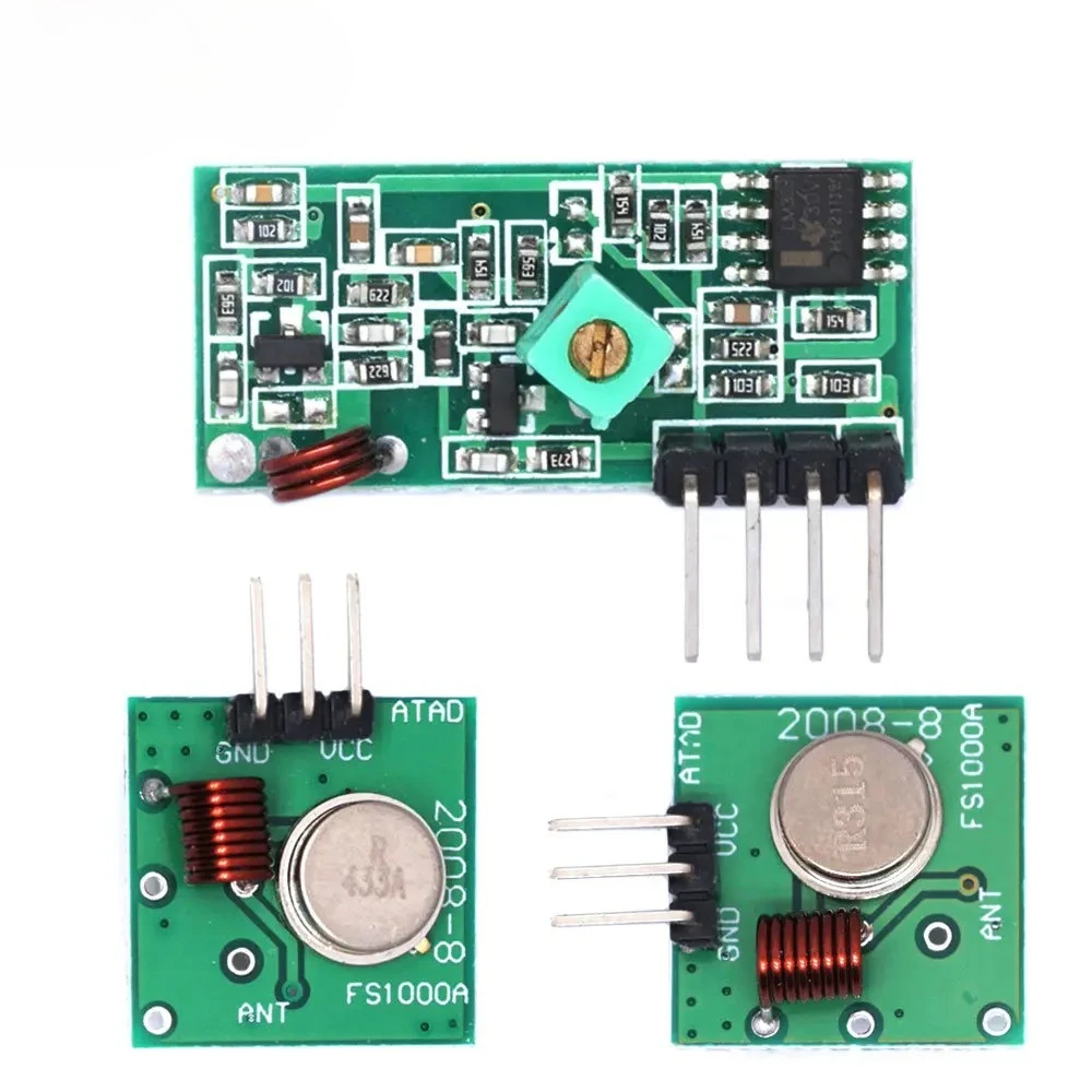 5V 433Mhz/315Mhz RF Wireless Transceiver Set Low Cost RF Signal Transmit Receive Module For Smart Home Electronic Projects