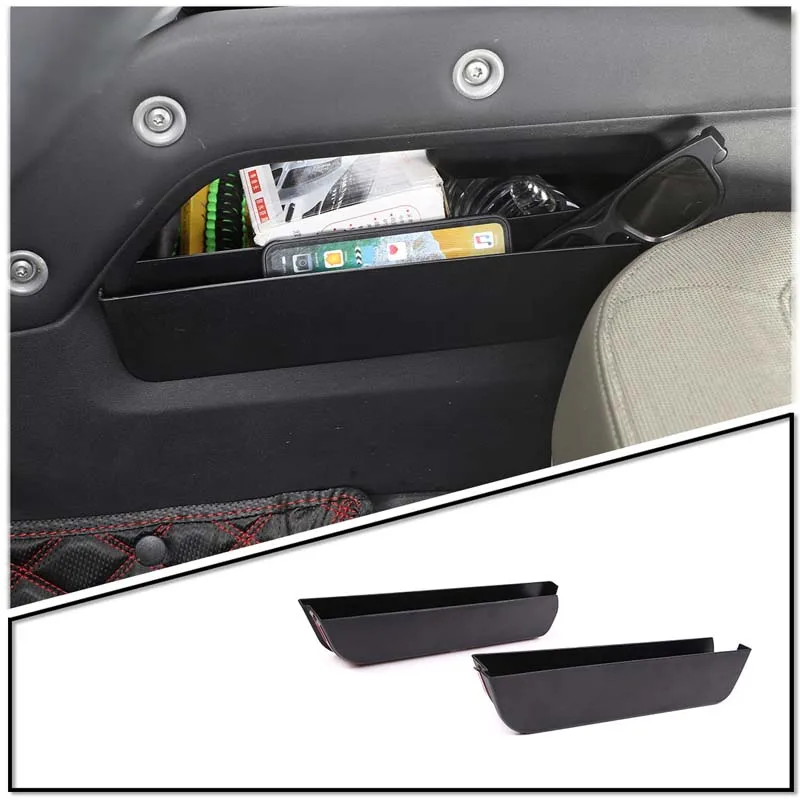 

ABS Black Car Central both sides Storage Box Storage Box mobile phone box For Land Rover Defender 90 110 2020-22 Car Accessories