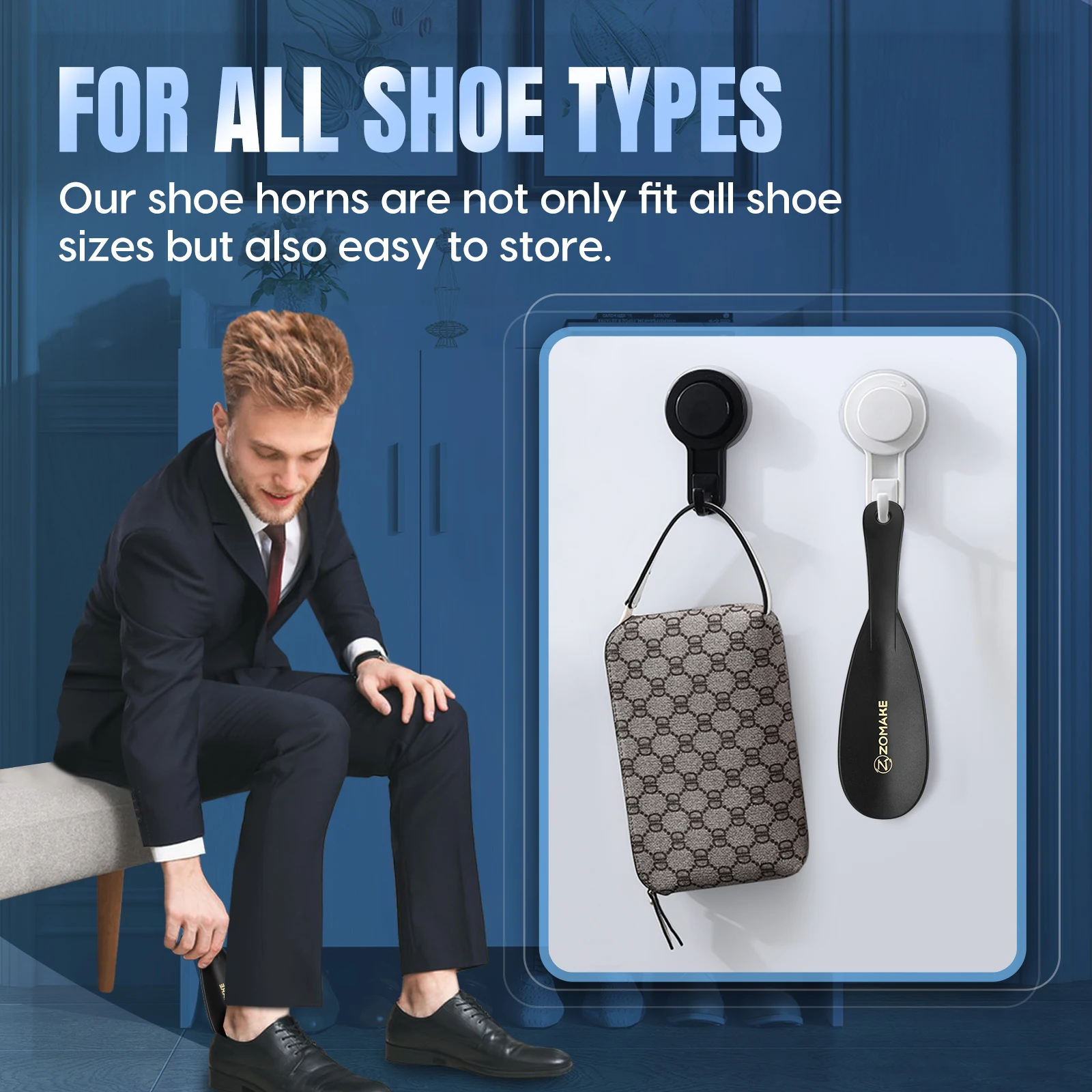 جديد أبواق الأحذية المهنية البلاستيك ملعقة الحذاء السفر الحذاء الحذاء رافع 19 سنتيمتر مرنة قوي زلة رافع إكسسوارات أحذية