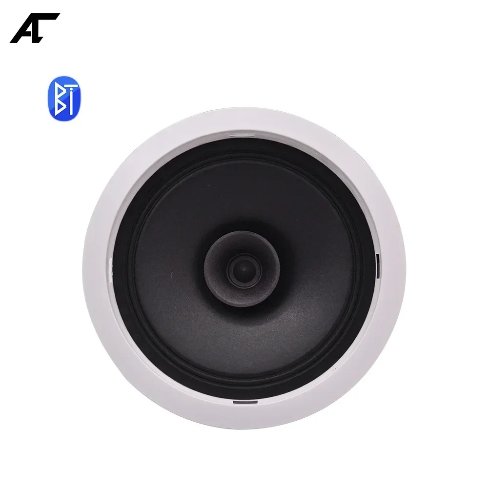 Ceiling Speaker 6inch Built-in Class-D Amplifier Full Range Bluetooth Wall Loudspeaker for Smart Home Theater Sound System Music