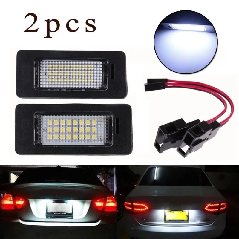 

LED License Plate Light No Error for Porsche 987 981 Boxster Cayenne Cayman 997 911 Carrera Macan 95B 2014-2018 2019 2020