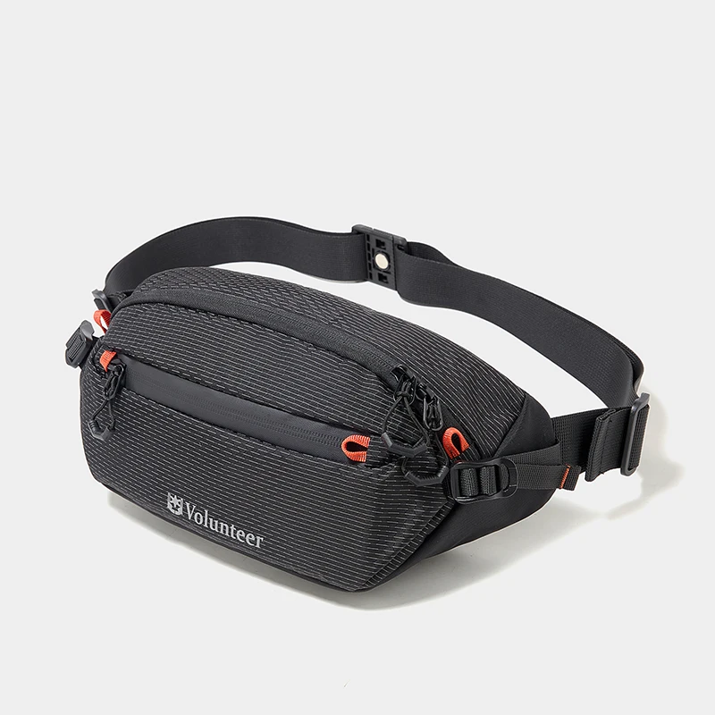 VOLUNTEER Fanny Packs for Men Casual Outdoor Sports Running Cycling Belly Bag Man Waterproof Multi-pocket Phone Bags 1991-01