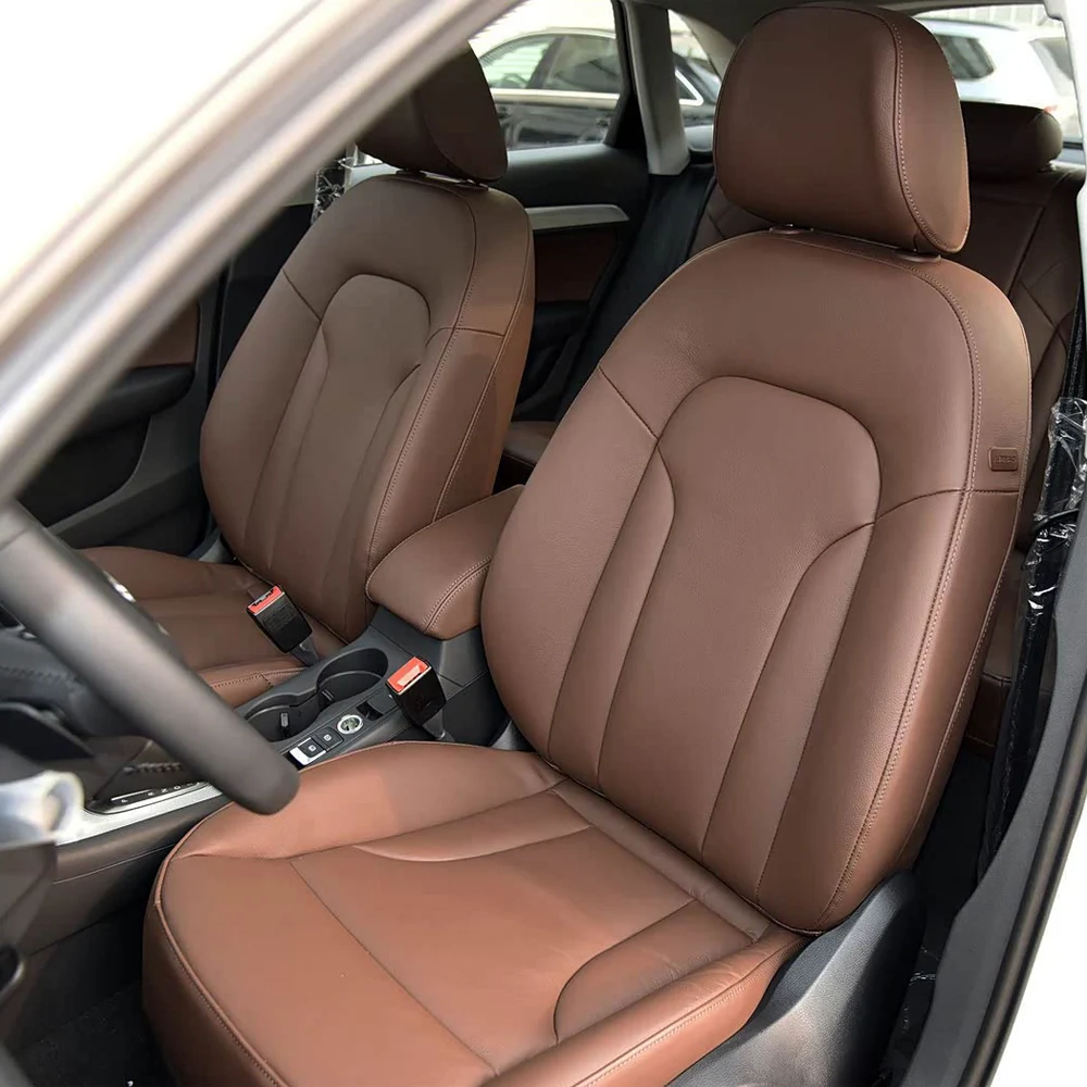 

Customized Car Seat Cover For Audi Q3 2017 2018 Faux Leather Seat Protector Cushion Full Set Car Seat Covers Auto Accessories