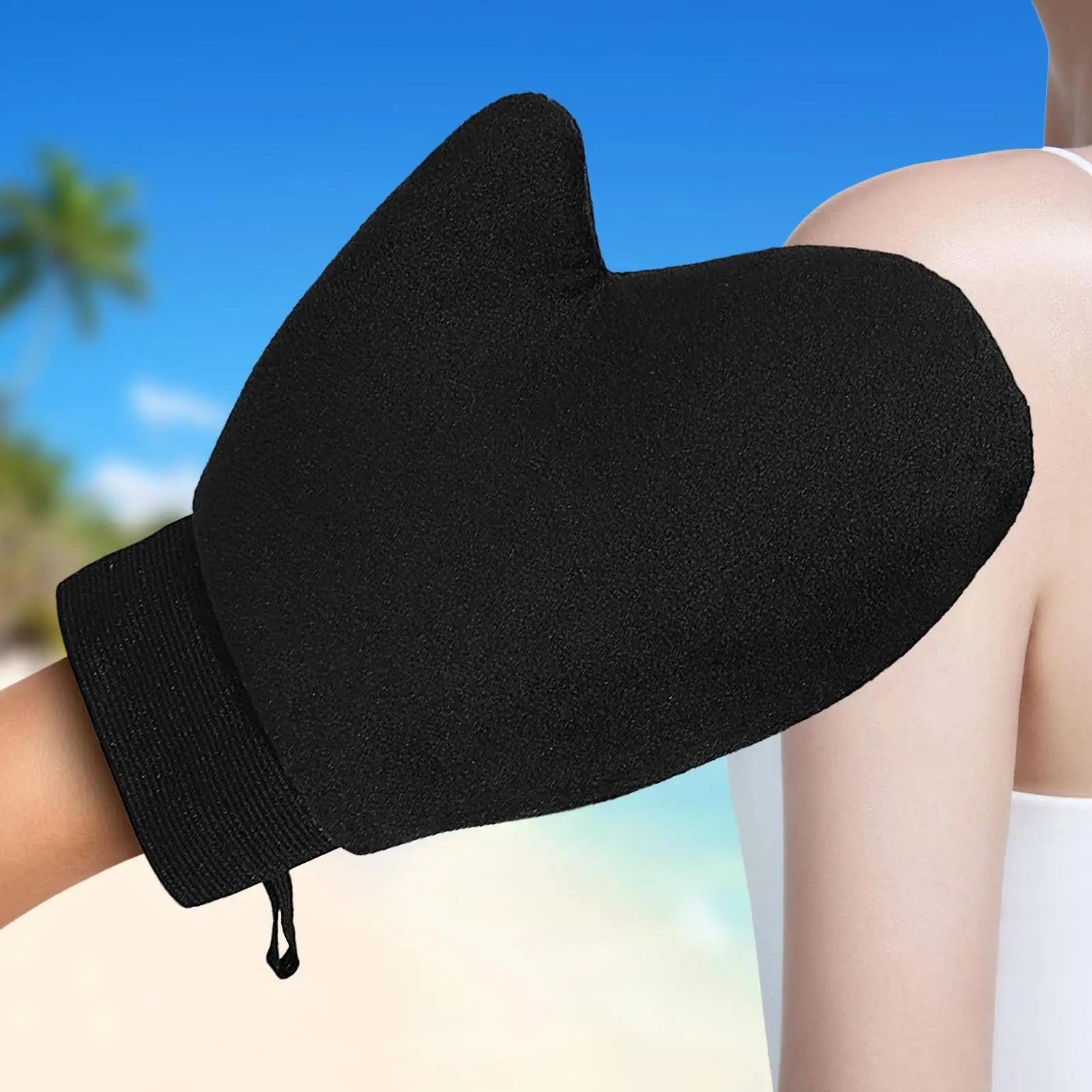 1pc Reusable Body Self Tan Glove Applicator Tanning Gloves Cream Mousse Body Cleaning Glove Self Tanner Handschuhe