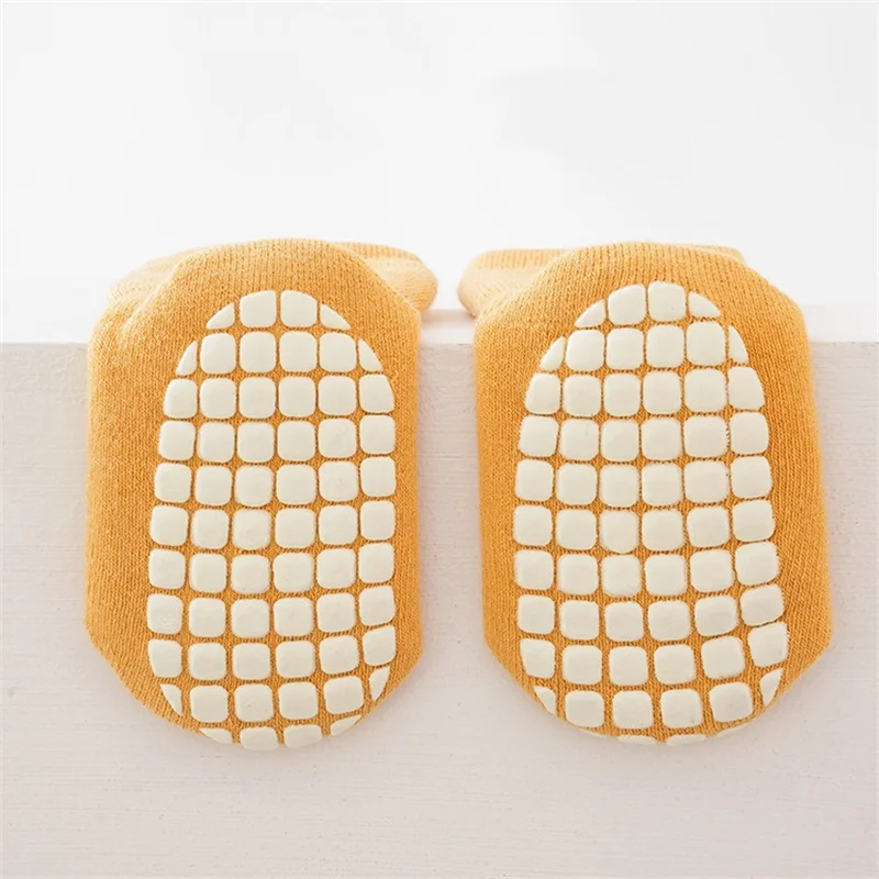 3 زوج/وحدة الخريف الشتاء الدافئة طفل صبي الفتيات جوارب يمكن السير بها على الأرض رشاقته الطفل عدم الانزلاق الجوارب الحرارية الأطفال الملابس والاكسسوارات