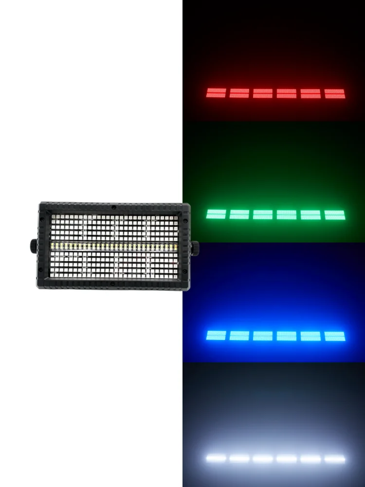 4 Stück/Set 60W Mini LED Strobe RGBW 4in1 8 Partitionen Weiß 8000K DMX Super Hell Wash DJ Bar Strobe Bühnenbeleuchtungseffekte