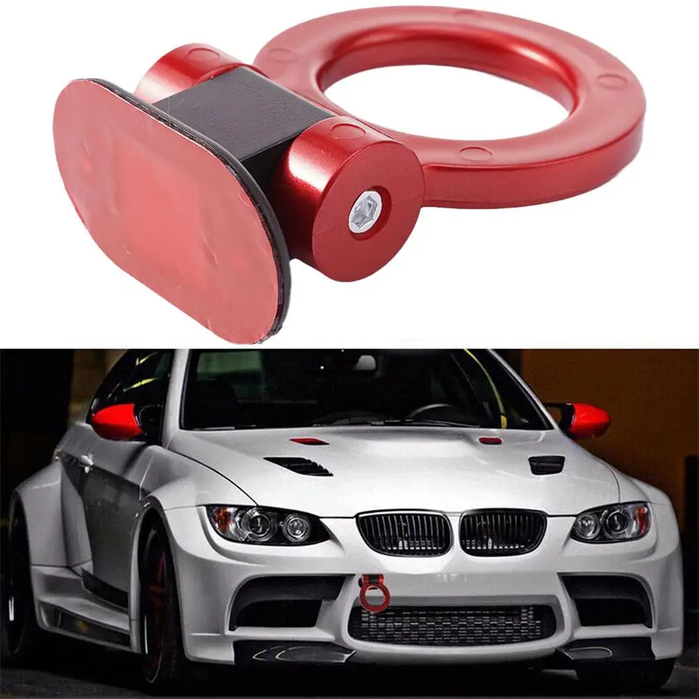 Car Styling Ganci per rimorchio Adesivo Decorazione Auto Veicolo Traino Anteriore Posteriore Simulazione Gancio Rimorchio da corsa C7V4